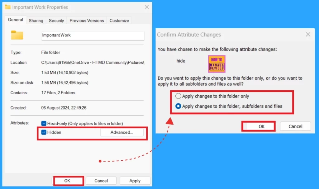 3 Easy Methods to Hide and Unhide Files and Folders in Windows 11 4 3 Easy Methods to Hide and Unhide Files and Folders in Windows 11-Fig.2