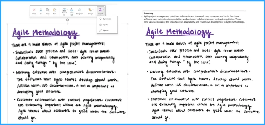 Copilot in OneNote Now Supports Handwritten Inked Notes-Fig.2 Creds to MS