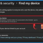 Turn On or Off Find My Device in Windows 11