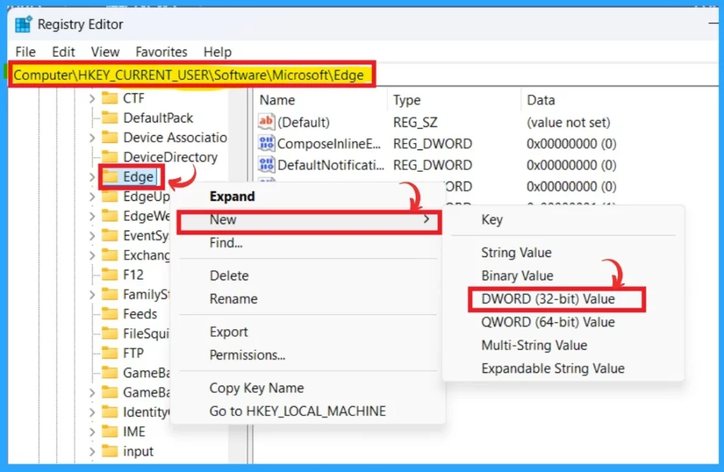 Add Remove Web Pages from Favorites Bar in Microsoft Edge Browser and Set Visibility Registry Method-Fig.8