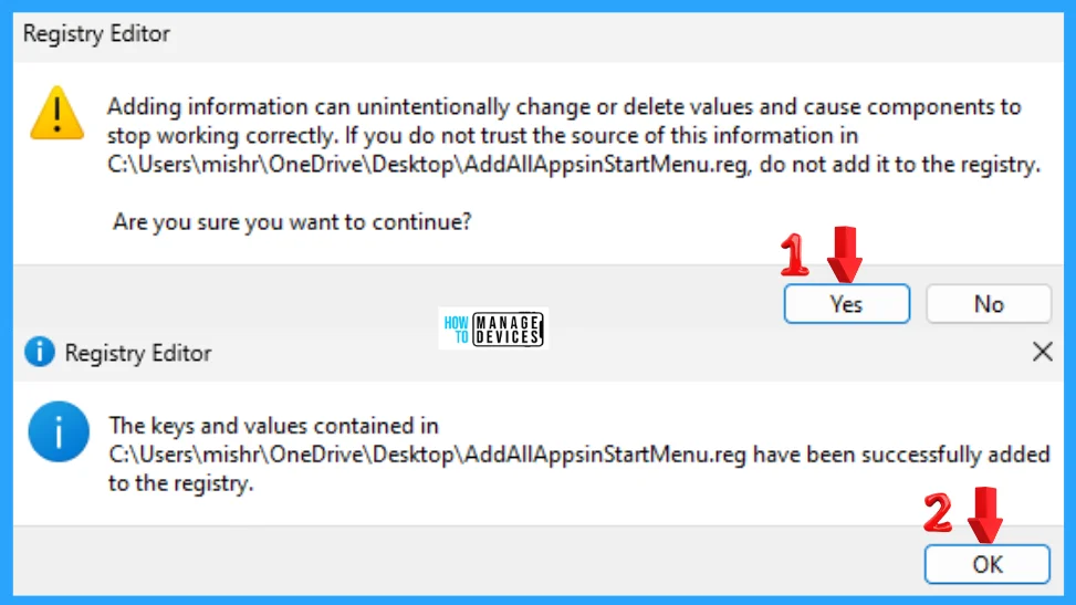 Add or Remove All Program Lists from the Start Menu in Windows 11 - Fig. 13