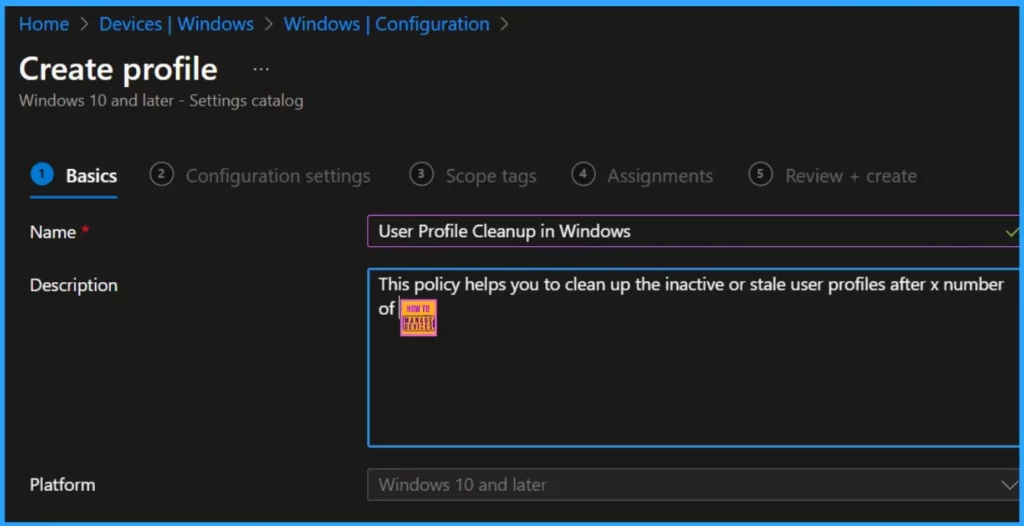Automatically Delete Old User Profiles after 40 Days in Windows using Intune - Fig.3