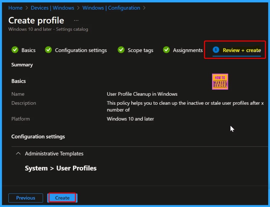 Automatically Delete Old User Profiles after 40 Days in Windows using Intune - Fig.7
