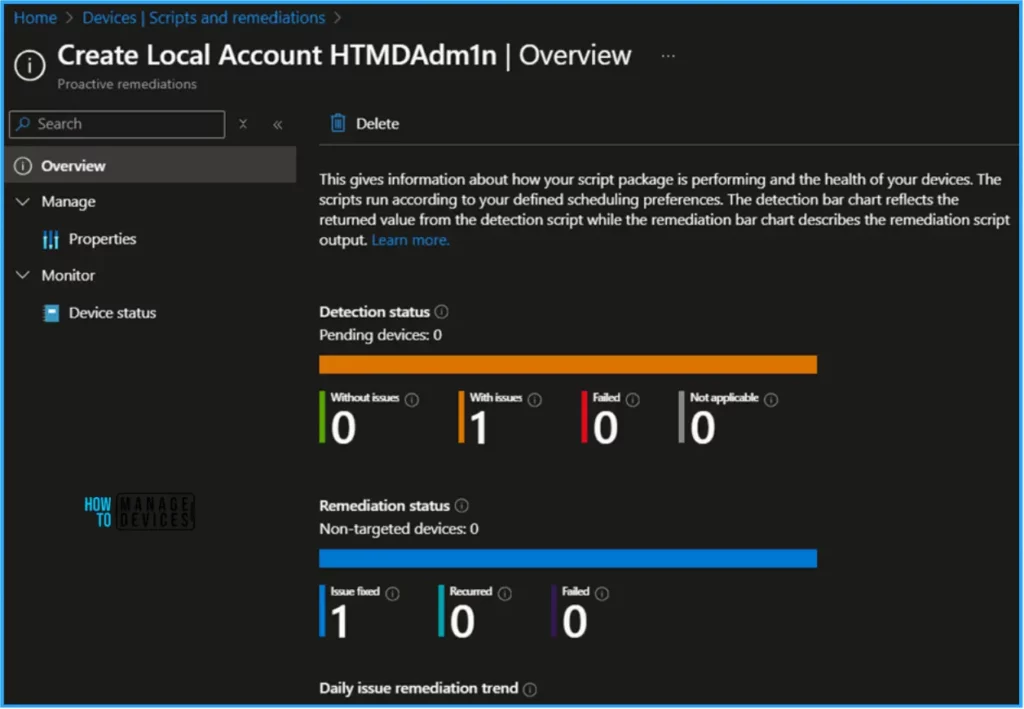 Best Guide to Create a Local User with Intune Remediation Script. Fig. 8