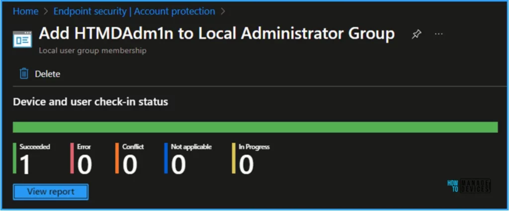Best Method to Add a Local User to Local Administrator Group with Intune. Fig. 10