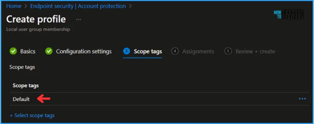 Add a Local User to Local Administrator Group with Intune Local User Membership Policy Fig. 7