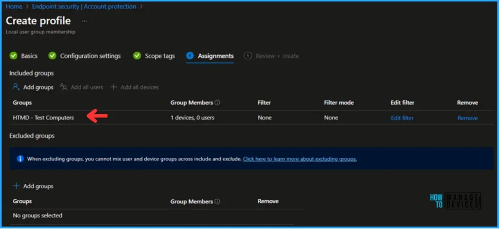 Best Method to Add a Local User to Local Administrator Group with Intune. Fig. 8