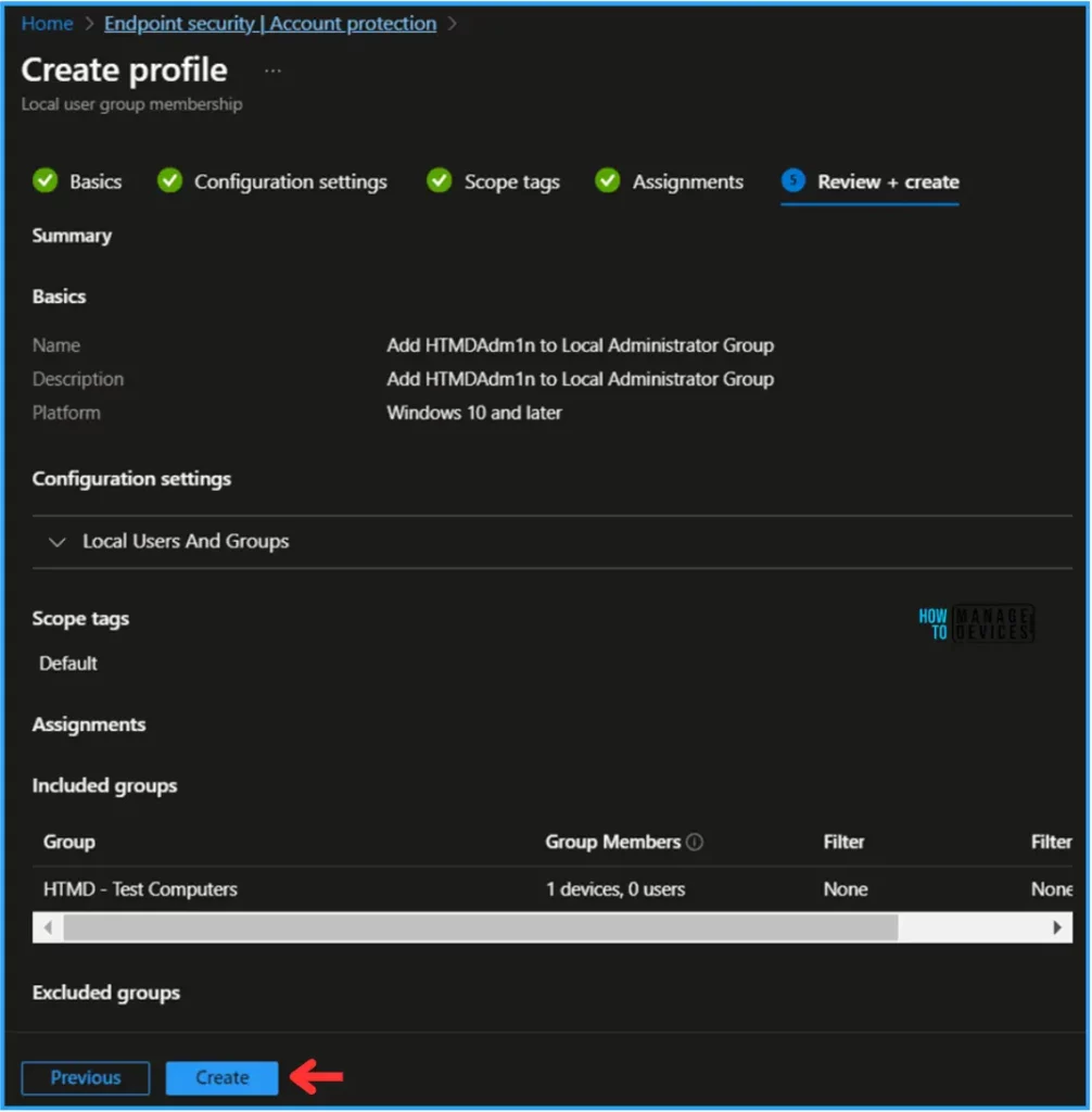 Best Method to Add a Local User to Local Administrator Group with Intune. Fig. 9