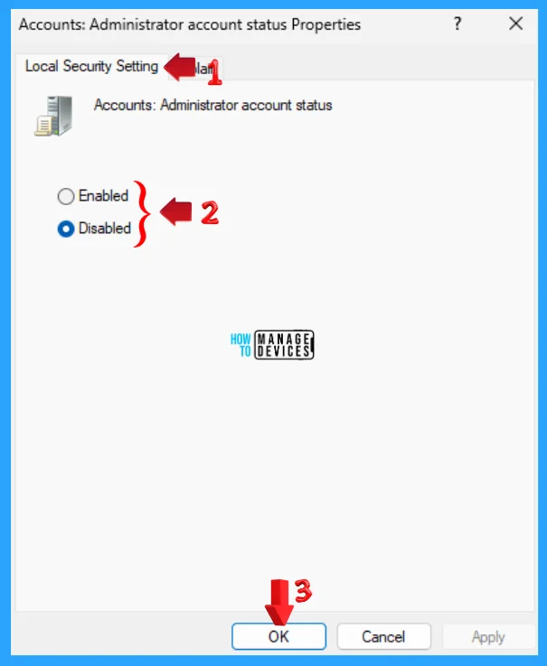 Best Ways to Enable or Disable Built-in Administrator in Windows 11 - Fig. 15