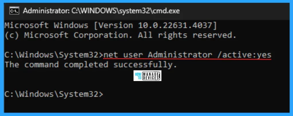 Best Ways to Enable or Disable Built-in Administrator in Windows 11 - Fig. 5