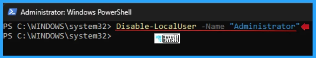 Best Ways to Enable or Disable Built-in Administrator in Windows 11 - Fig. 9