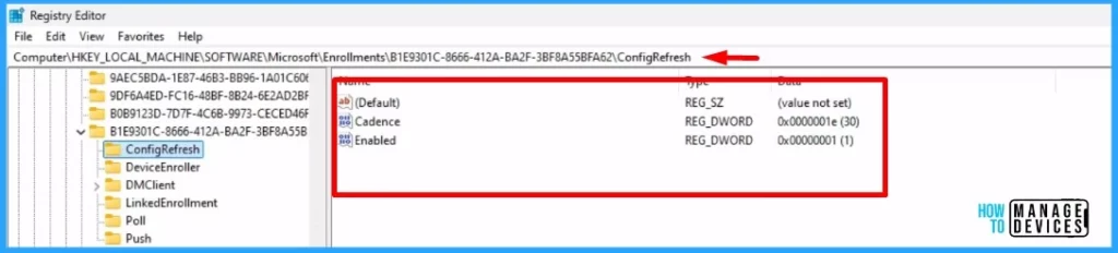 Force the Re-Applying of Intune Policies using the Config Refresh Feature Fig. 09