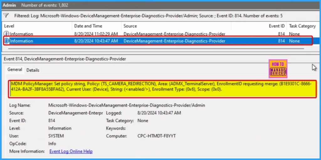 Enable Do Not Allow Video Capture Redirection in AVD using Microsoft Intune - Fig.9