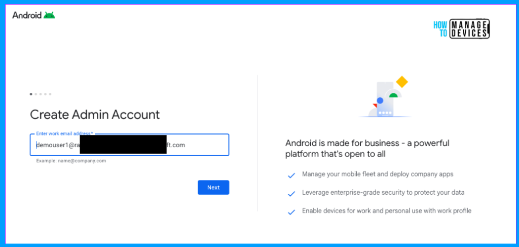 Connect Intune with Managed Google Play using Microsoft Entra Identity Account Instead of Google Account Fig: 3
