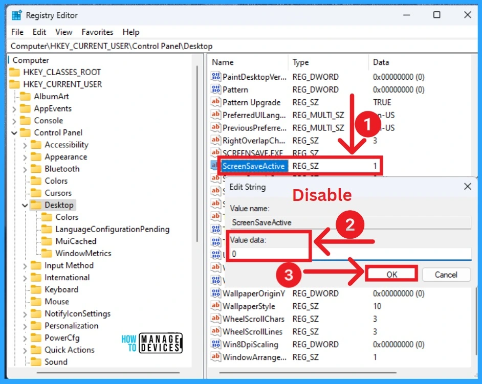Different Methods for Enable Disable Screen Saver in Windows 11 - Fig.18