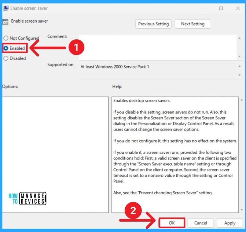 Different Methods to Enable Disable Screen Saver in Windows 11 - Fig.14