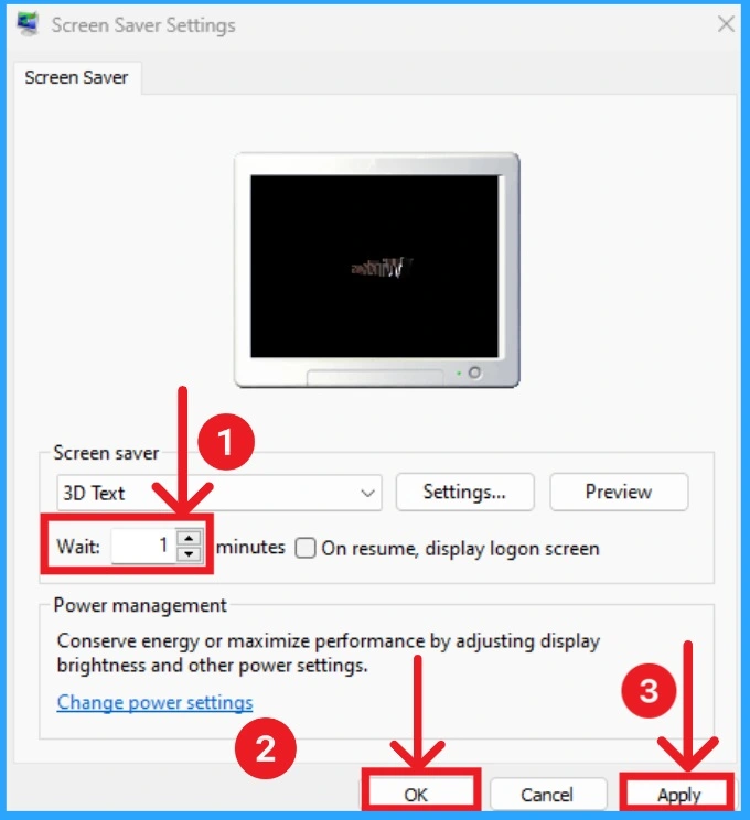 Different Methods to Enable Disable Screen Saver in Windows 11 - Fig.11