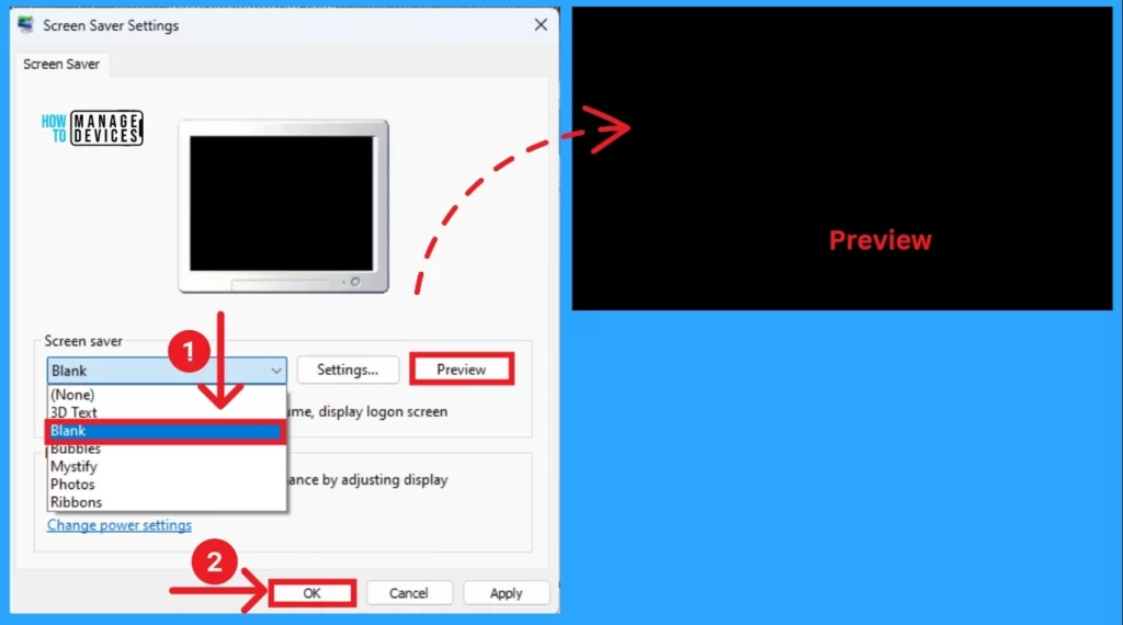 Different Methods to Enable Disable Screen Saver in Windows 11 - Fig.6