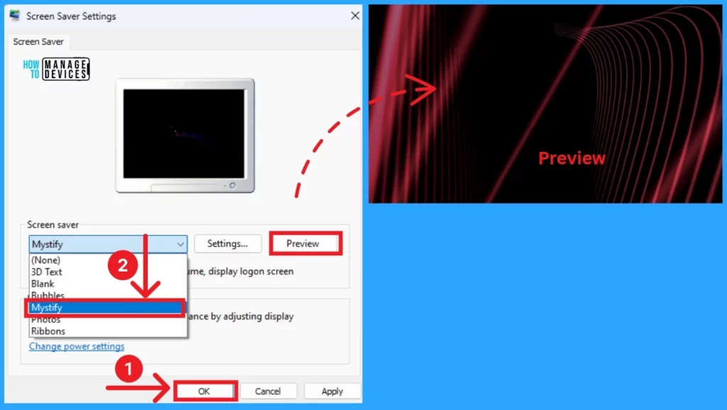 Different Methods to Enable Disable Screen Saver in Windows 11 - Fig.8