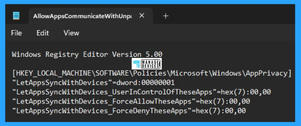 Allow Disallow Windows Apps to Communicate with Unpaired Devices Policy in Windows 11 - Fig.14