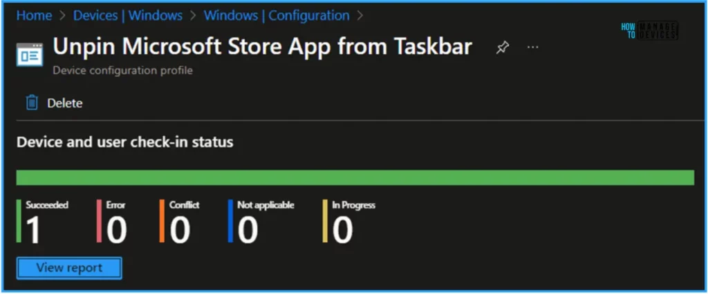 Unpin Microsoft Store Apps from Taskbar with Intune | Do Not Allow Pinning Store App to the Taskbar - Fig.11