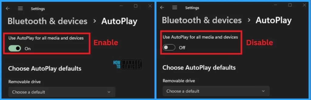 Easy Methods for Enable Disable AutoPlay in Windows 11 - Fig.3