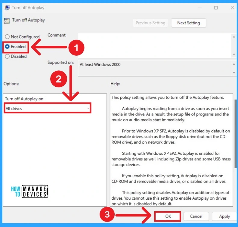 Easy Methods for Enable Disable AutoPlay in Windows 11 - Fig.10