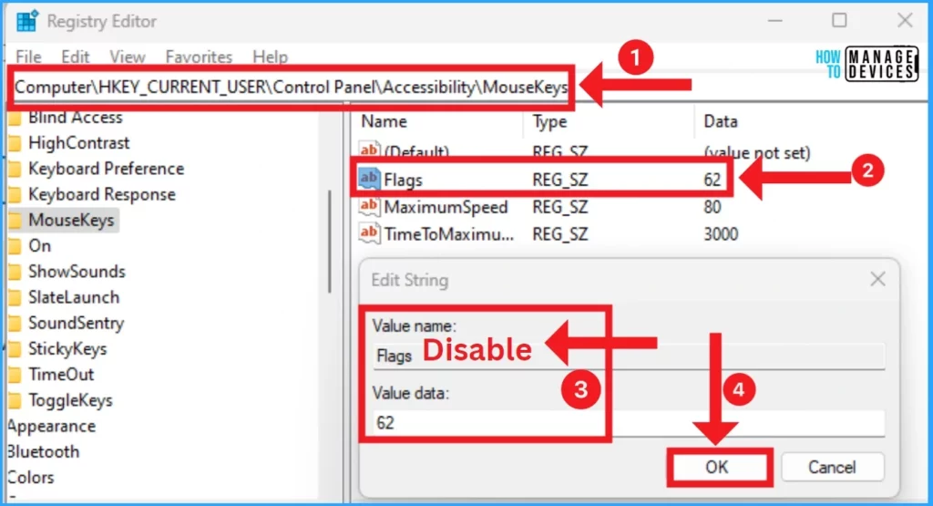 Enable or Disable Mouse Keys using the Numeric Keypad Move your Mouse Pointer in Windows 11 - Fig.14