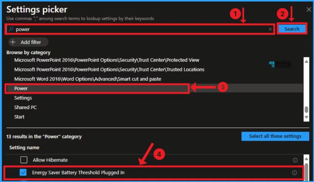 How to Enable or Disable Battery Saver in Windows 11 | Energy Saver Battery Threshold Policies - Fig.11