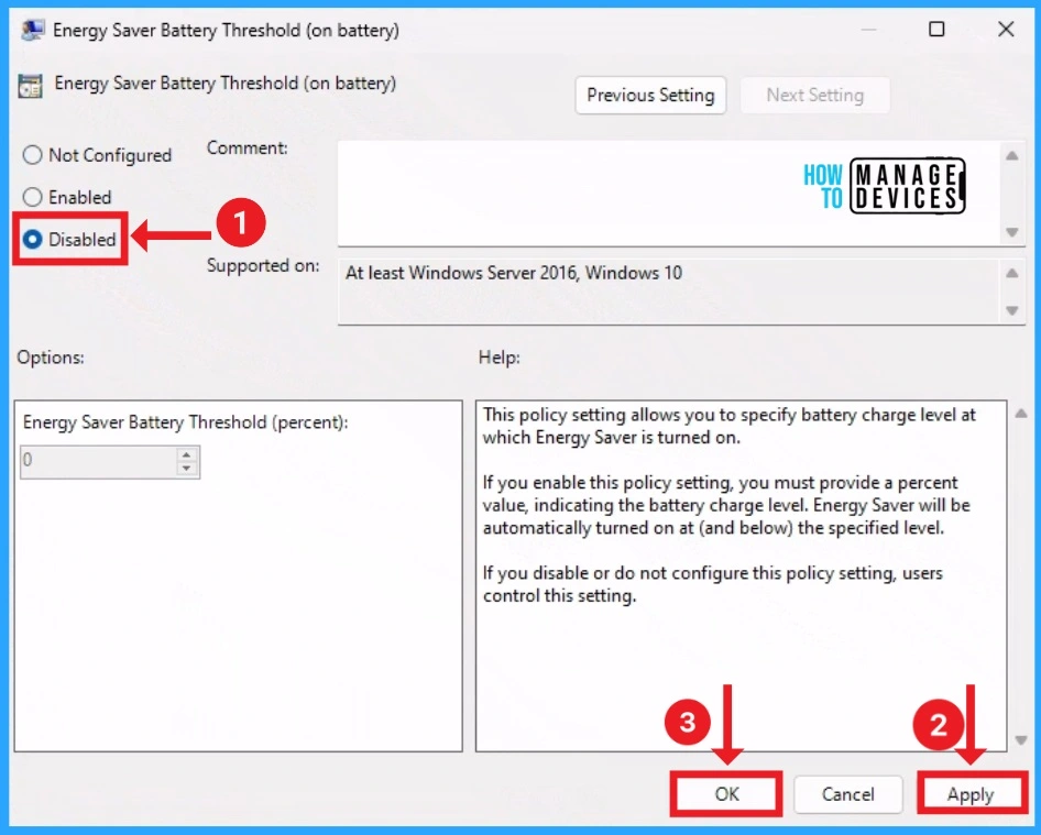 How to Enable or Disable Battery Saver in Windows 11 - Fig.10
