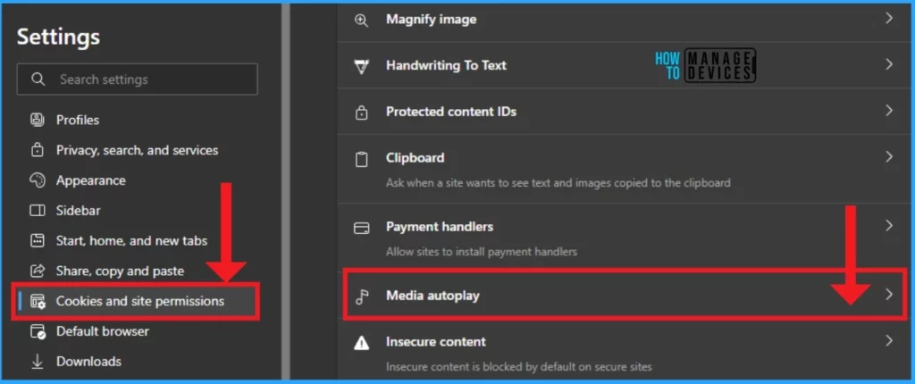 How to Enable or Disable Media Autoplay for Websites in Microsoft Edge - Fig.3
