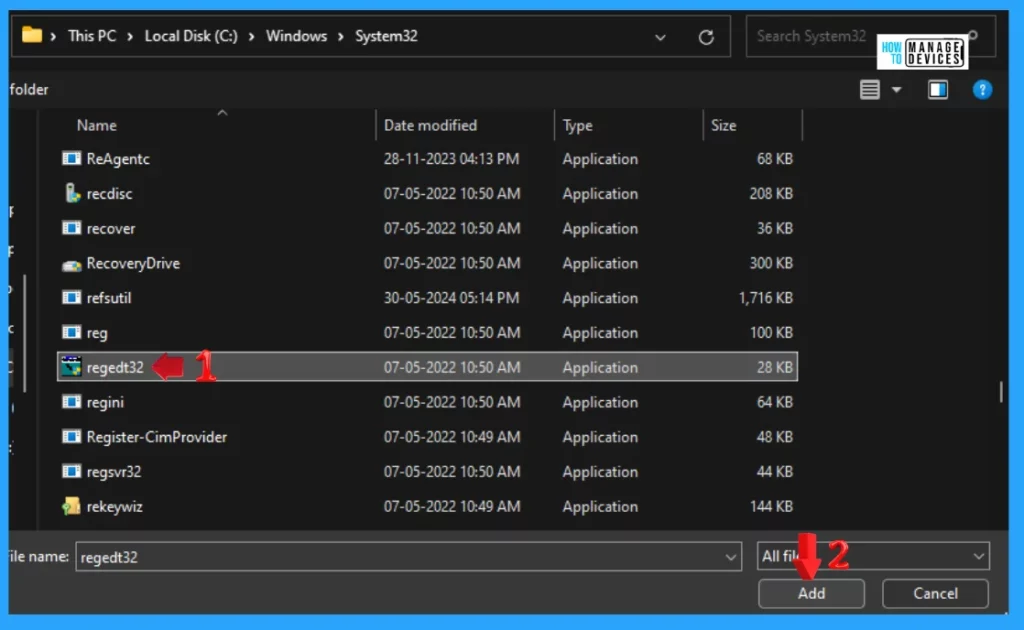 Add Remove Apps to Graphics Settings List | Graphics Performance Preferences for Apps in Windows 11 - Fig. 5