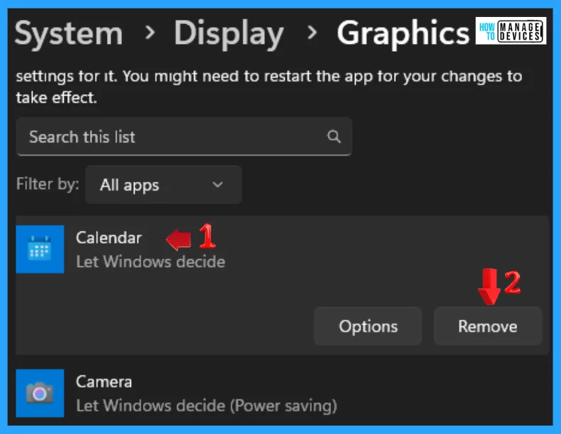 Add Remove Apps to Graphics Settings List | Graphics Performance Preferences for Apps in Windows 11 - Fig. 8