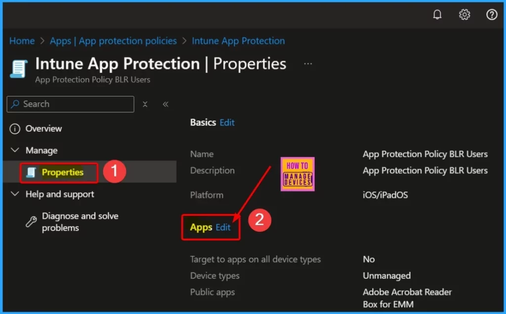 Issue with Microsoft Intune App Protection Policies Not Targeting Newly Added Apps - Fig.3