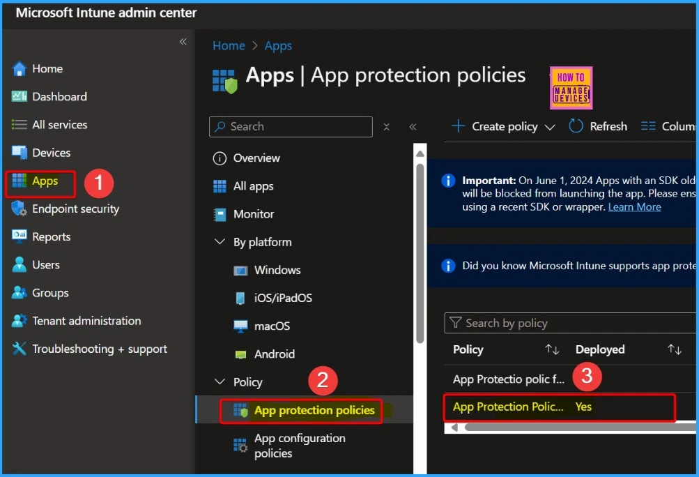 Issue with Microsoft Intune App Protection Policies Not Targeting Newly Added Apps - Fig.2