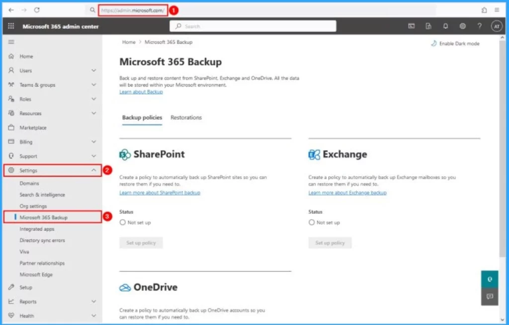 Microsoft Offering Ultra High Speed Backup and Recovery for OneDrive SharePoint and Exchange Data - Fig.2 - Creds to Ali Tajran