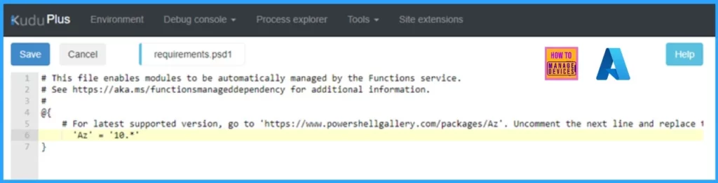 New Possibilities with Inline PowerShell in Azure Logic Apps - Fig.7 - Creds to MS