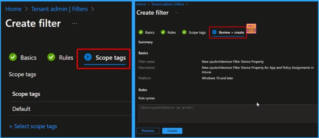 How to use Intune Filter cpuArchitecture Device Property for App and Policy Assignments - Fig.6