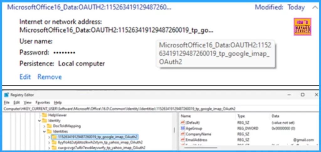 Fix Outlook Error the Browser or App may not be Secure when try to add Gmail Account 8 Fix Outlook Error the Browser or App may not be Secure when try to add Gmail Account- Fig.7 Creds to MS