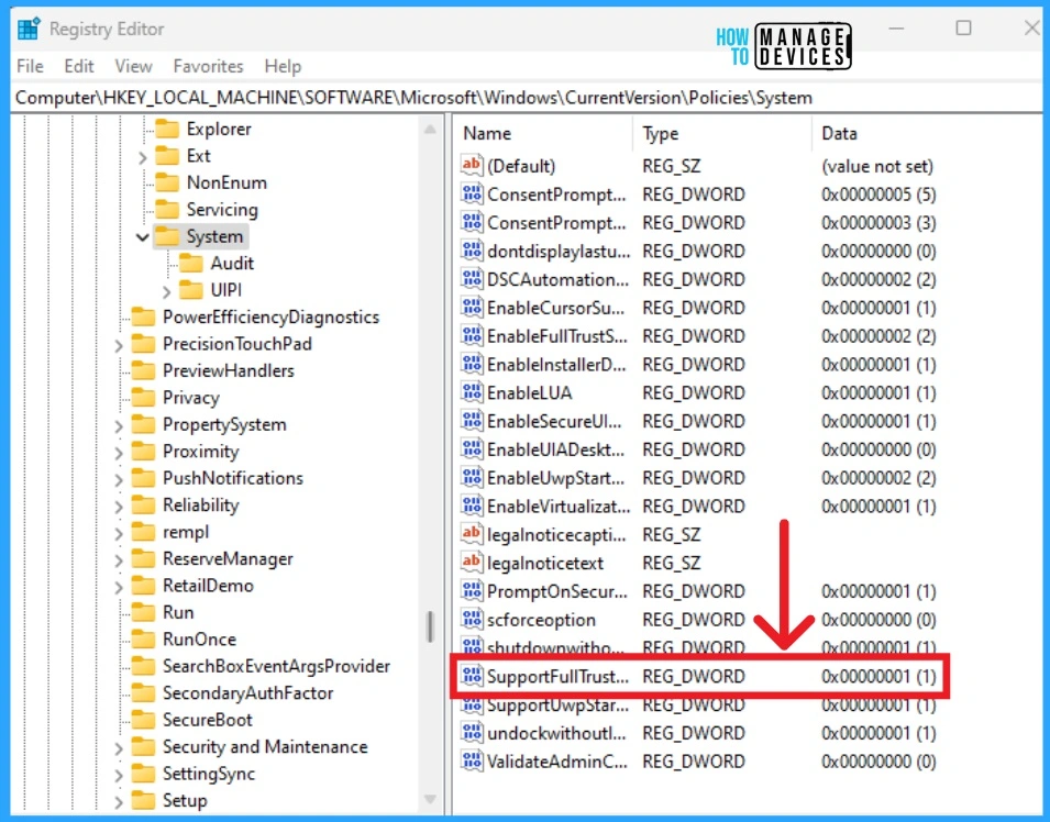TeamsTfwStartupTask Registry Key is not Roamed with FSLogix ODFC Containers - Fig.5
