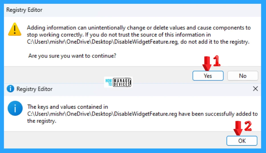 Various Ways to Enable or Disable Widgets Feature in Windows 11 - Fig. 13