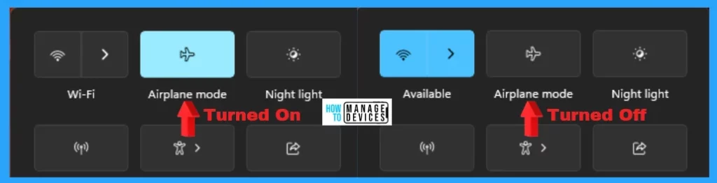 Multiple Ways to Turn On and Off the Airplane Mode Flight Mode in Windows 11 - Fig. 2
