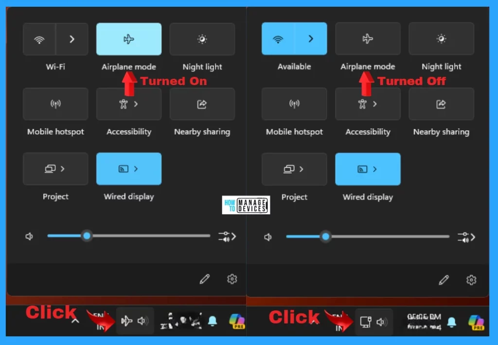 Multiple Ways to Turn On and Off the Airplane Mode Flight Mode in Windows 11 - Fig. 4