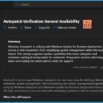 Windows-Autopatch-Unification