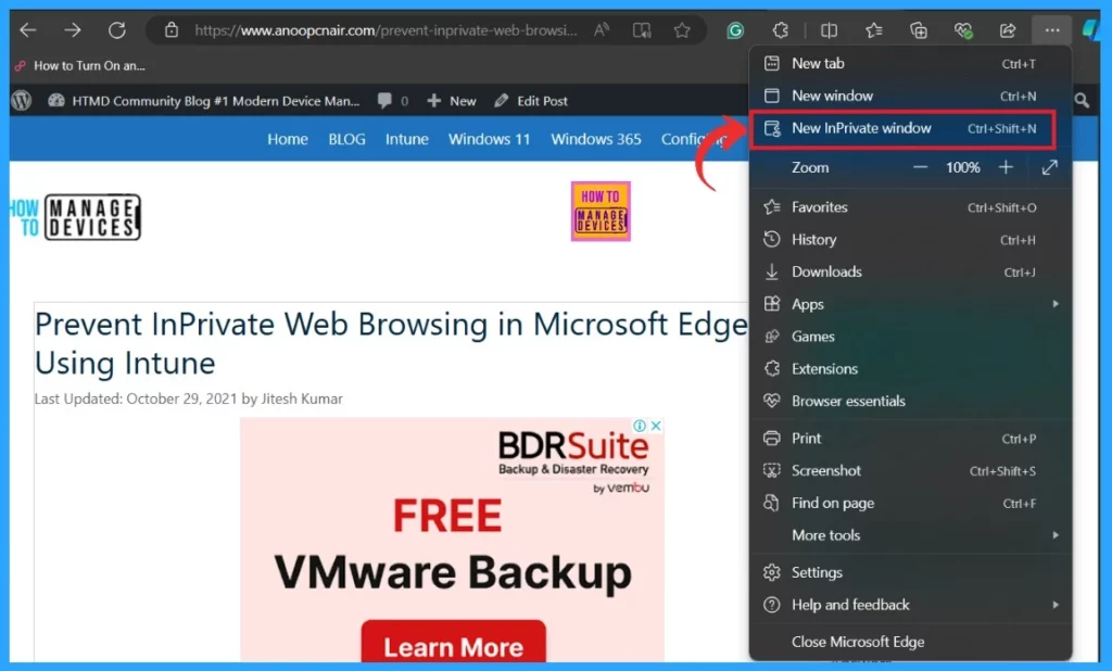 5 Methods Open Microsoft Edge InPrivate Browsing Window-Fig.5