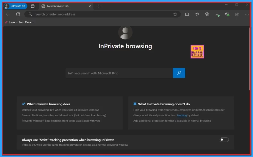 5 Methods Open Microsoft Edge InPrivate Browsing Window-Fig.1