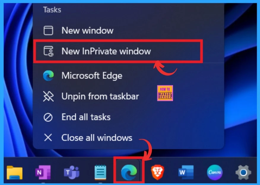 5 Methods Open Microsoft Edge InPrivate Browsing Window-Fig.4