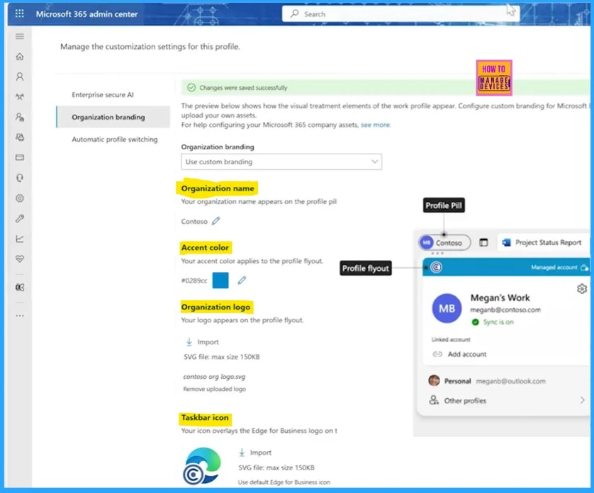Brand Identity Advanced Customization Options for Microsoft Edge for Business - Fig.1 - Creds to MS