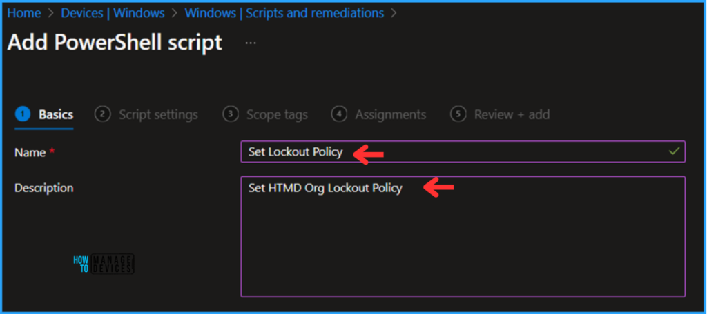 Best Way to Set Lockout Policy Using Intune Platform Script Account Lockout Threshold Lockout Duration Unlock. Fig. 3