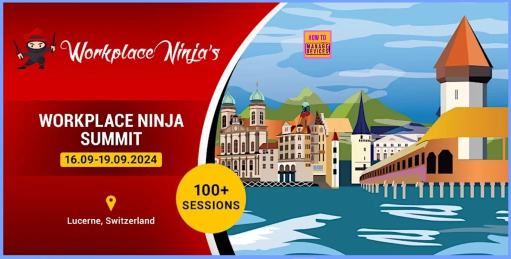 Day 1 Update of Workplace Ninja Summit 2024 - Fig.1